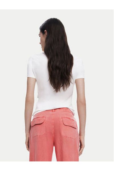 Desigual Tricou damă 25SWTKAC alb