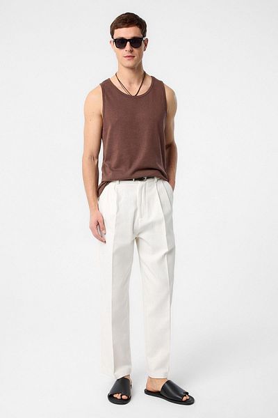 Antioch Brown Basic Men's Tank Top