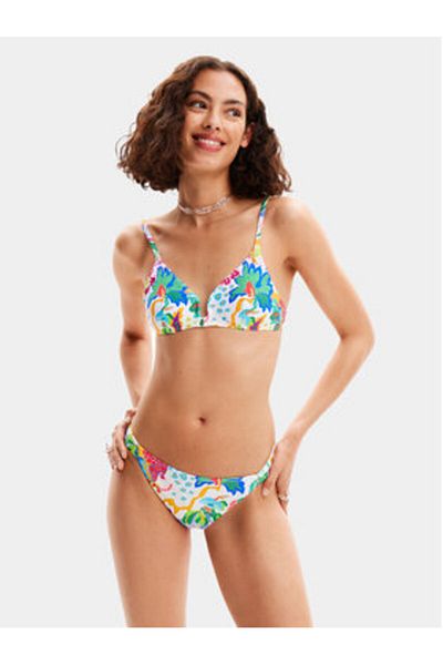 Desigual Women's Bikini Top 24SWMK10 Colorful
