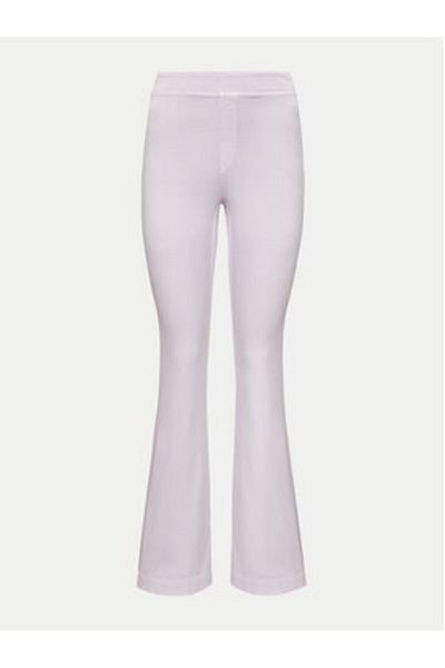Deha Pantaloni din material textil pentru femei D02557 violet