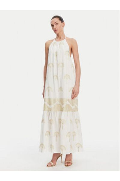 Simona Corsellini Women's Summer Dress P25CPAB02601 White