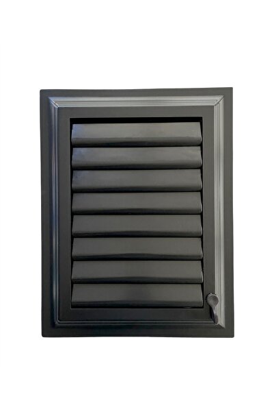 Canowe Siyah Banyo Menfezi Plastik 35x45 cm