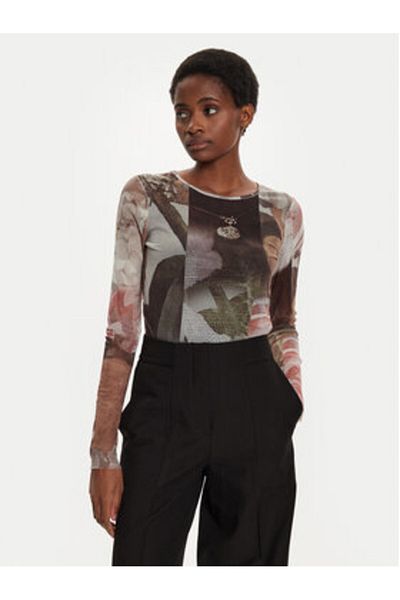 Desigual Women Blouse 24WWTK59 Brown