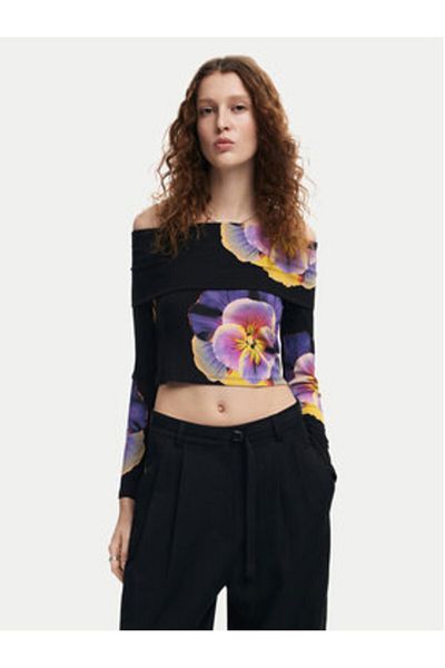 Desigual Women Blouse 24WWTK92 Black