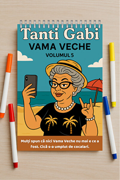 OBRO Βιβλίο ζωγραφικής για ενήλικες, Tanti Gabi, Τόμος 5, Vama Veche, Ρουμανι...