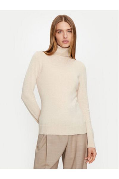Sisley Pulover cu guler înalt pentru femei sisley 102HM2174 bej