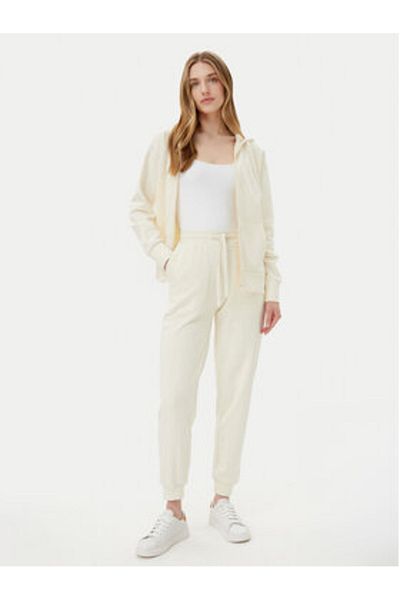 Silvian Heach Pantaloni de trening pentru femei GPP25117PA Ecru