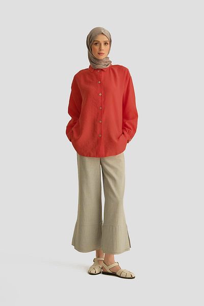 Armine Viscose Tunic 25Yt486 Coral