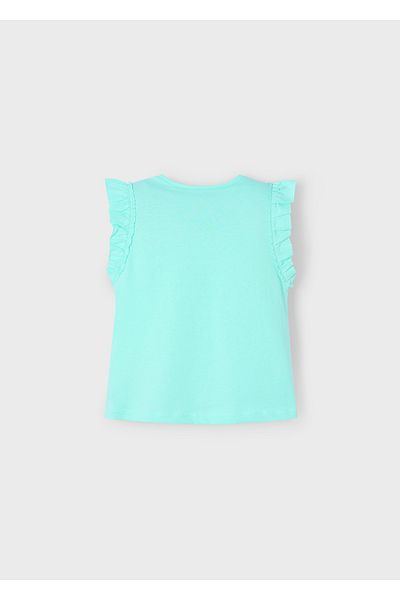 MAYORAL Tricou perforat pentru fete Mint 3020