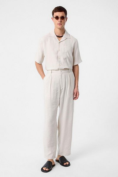 Antioch Stone Modal Fabric Men's Shirt
