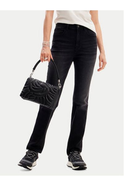 Desigual Women's Jeans 24WWDD95 Black