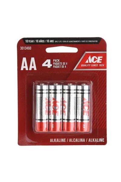 ACE AA Alkaline Battery Pack (4 Pc.)