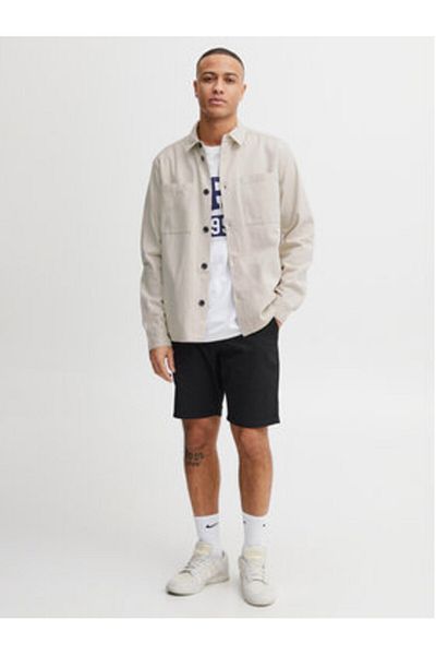 Solid Men's Shirt 21107710 Beige