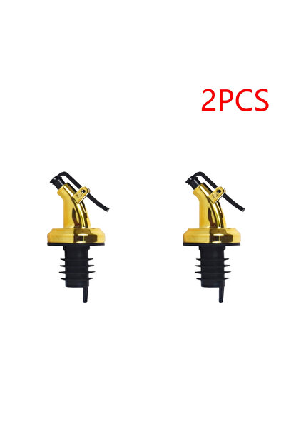 Choice 2 قطعة سدادة زجاجة زيت وخل مانعة للتسرب موزع زيت وخل فوهات صب متعددة ا...