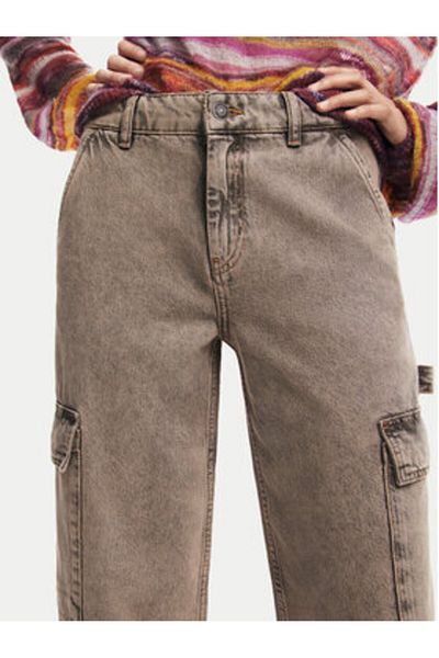 Desigual Women's Jeans 24WWDD96 Gray