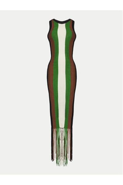 Silvian Heach Rochie tricotată pentru femei GPP25026VE verde