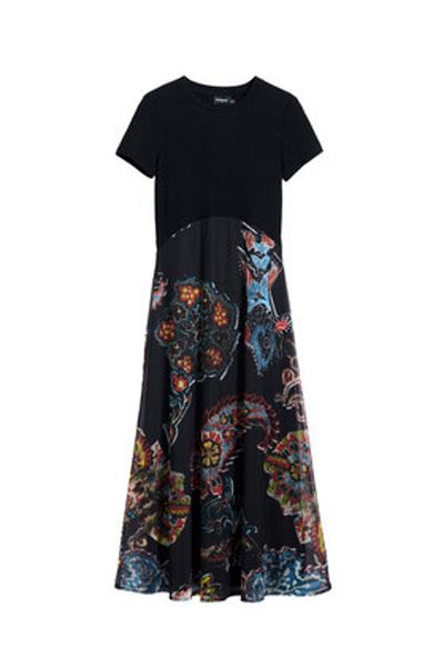 Desigual Women's Casual Dress 25SWVK32 Black