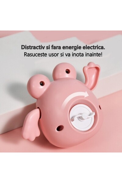 Flippy Bath Toy for Kids, Flippy, Pink Frog