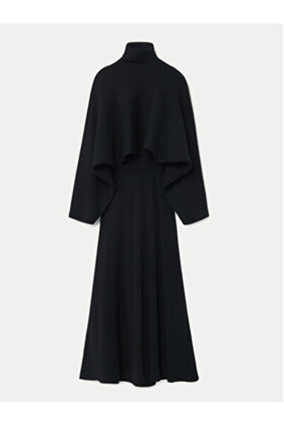 Desigual Women's Sweater and Dress Set 24WWVF13 Black