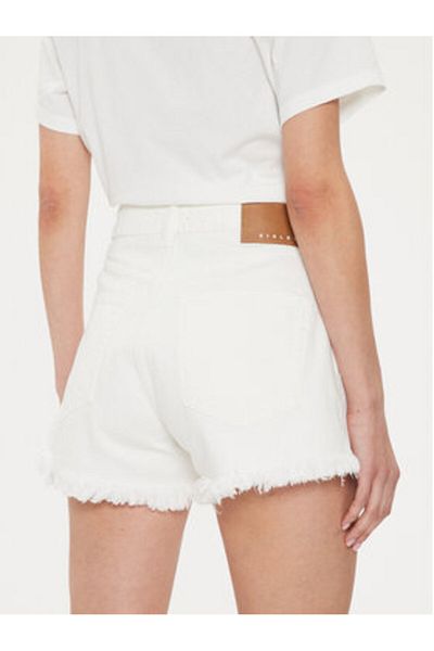 Sisley Women's Denim Shorts 4QVSL9014 White