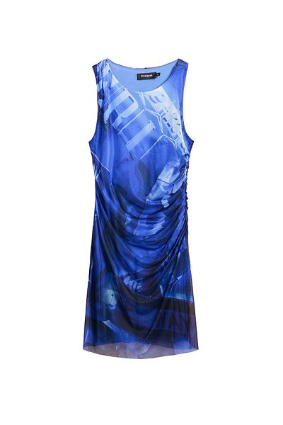 Desigual Women's Casual Dress 25SWVK47 Blue