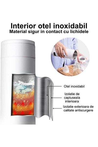 OEM Φορητός Ηλεκτρικός Βραστήρας, Τύπου Θερμός, 500 ml, 4 Προκαθορισμένες Θερμοκρασίες, Γρήγορος Βρασμός σε 7 Λεπτά