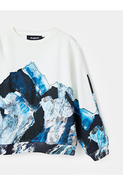 Desigual Boy Sweatshirt 23WBSK06 White