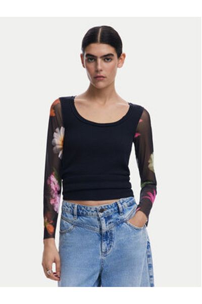 Desigual Women Blouse 25SWTK93 Black