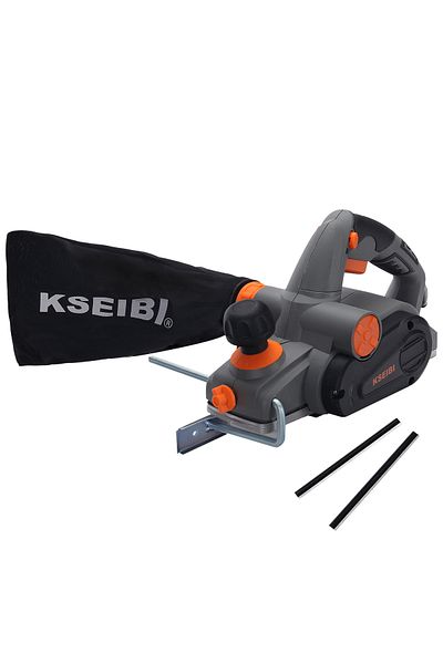 kseibi Electric Planer 710W, V-groove in Aluminum Base,16500 Rpm, Dual-Handle Design