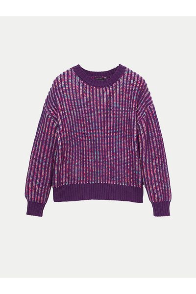 Desigual Pulover de damă 24WWJF34 violet