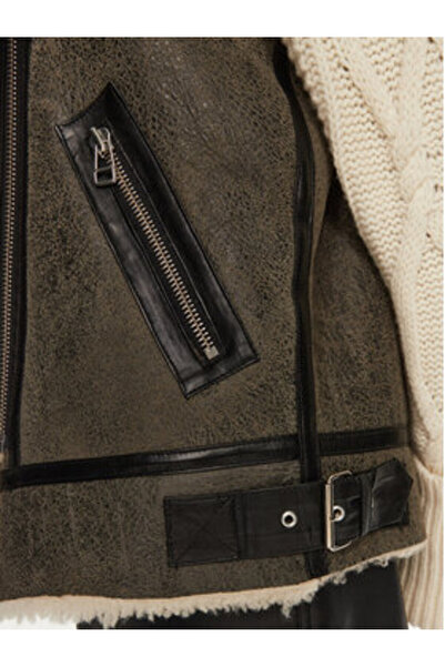 Serge Pariente Women's Sleeveless CHRISTELLE GILET Gray