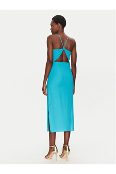 Simona Corsellini Rochie de vară pentru femei P25CPAB05601 turcoaz