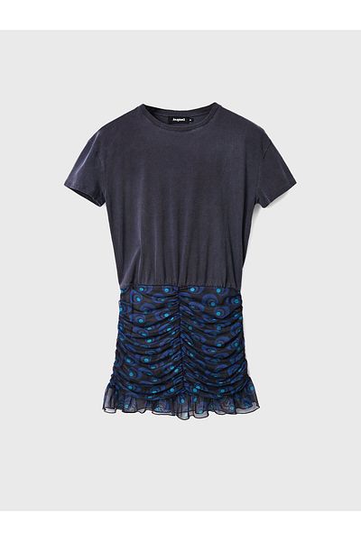 Desigual Rochie casual pentru femei 22WWVK53 bleumarin