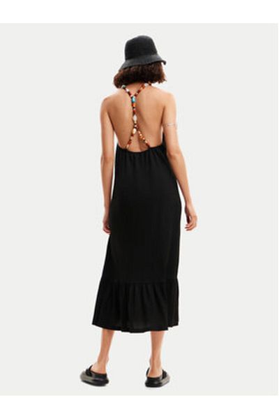 Desigual Women Summer Dress 24SWVK64 Black