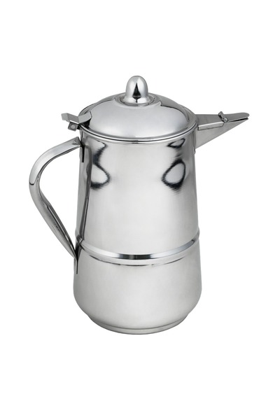 BASURRAH باصرة بكرج حليب استيل حجم 1.2 لتر