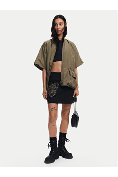 Desigual Women Mini Skirt 24WWFW01 Black