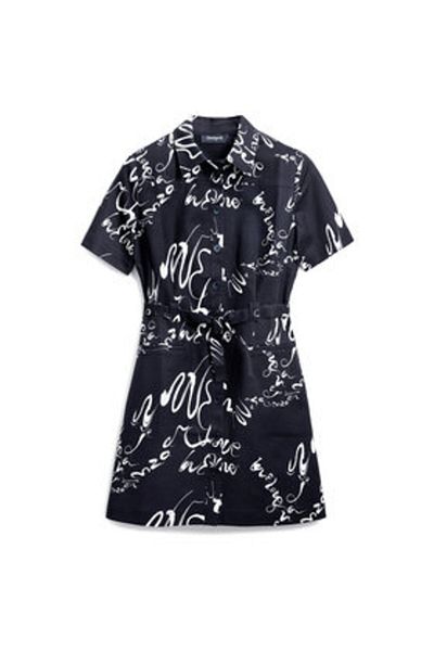 Desigual Women's Shirt Dress 25SWVW38 Black