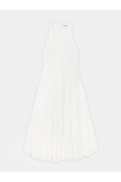 Desigual Rochie de vară pentru femei 24SWVW78 Alb