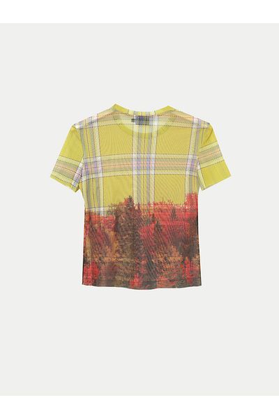 Desigual Women's T-Shirt 24WWTK27 Colorful
