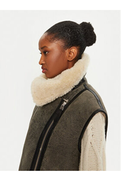 Serge Pariente Women's Sleeveless CHRISTELLE GILET Gray