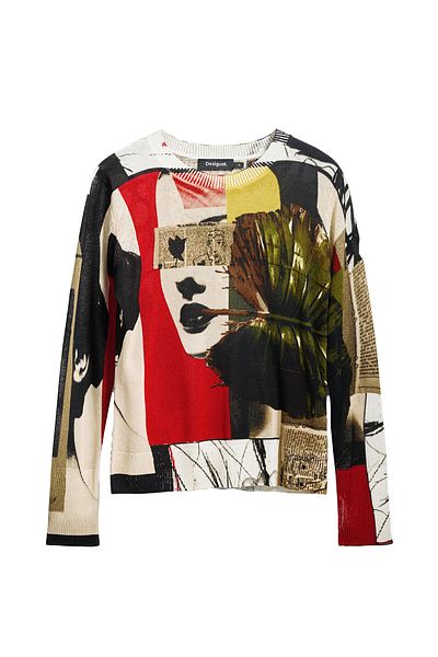 Desigual Women's Sweater 25SWJF27 Colorful