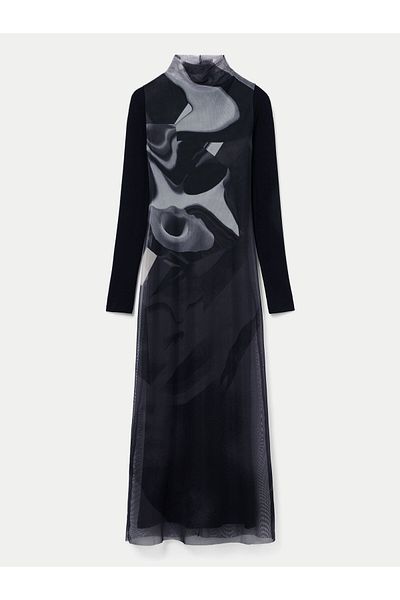 Desigual Women's Casual Dress 24WWVK58 Gray