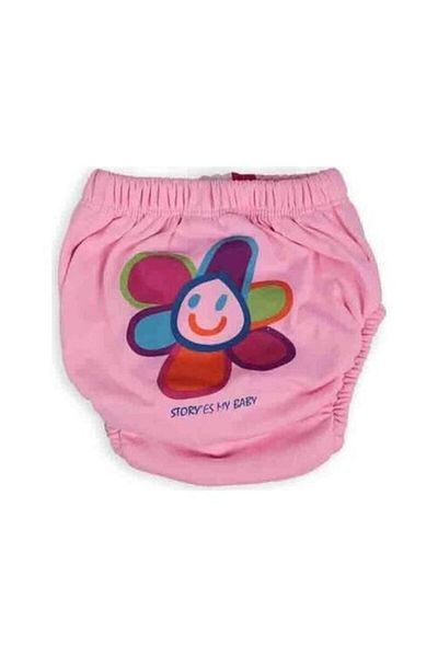 Babix Baby Girl Purple 100% Cotton Washable Training Pants (There May Be Difference in Patterns)