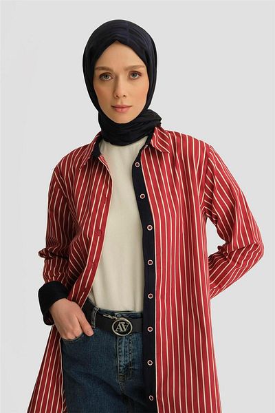 Armine Striped Tunic Ortd9438 Bodro