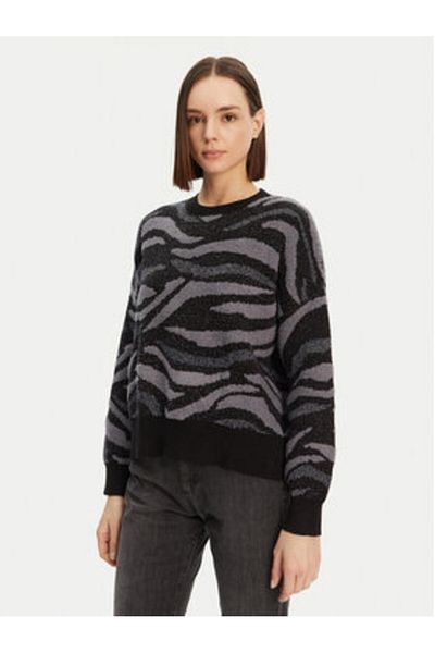 Desigual Pulover de damă 24WWJF20 negru