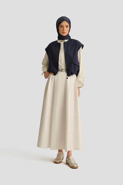 Armine Bomber Vest 25Y4504 Navy Blue