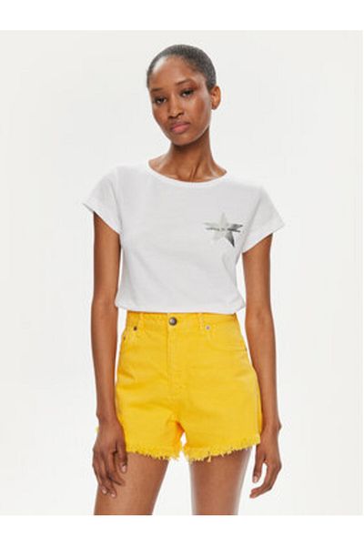 Sisley Women's T-Shirt 3I1XL100Y White