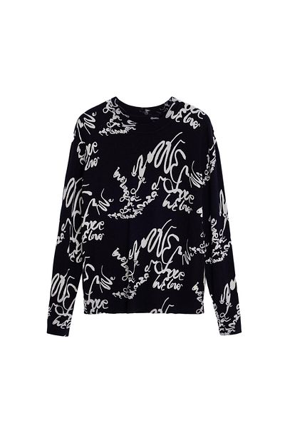 Desigual Pulover de damă 25SWJF04 Negru