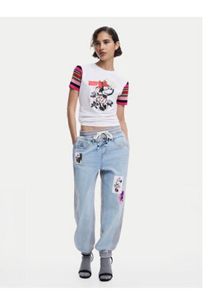 Desigual Blugi pentru femei 25SWDD72 albaștri