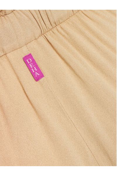 Deha Pantaloni din material textil pentru femei A00635 bej